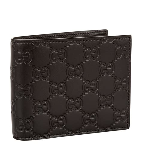 black mens gucci wallet|gucci trifold wallet for men.